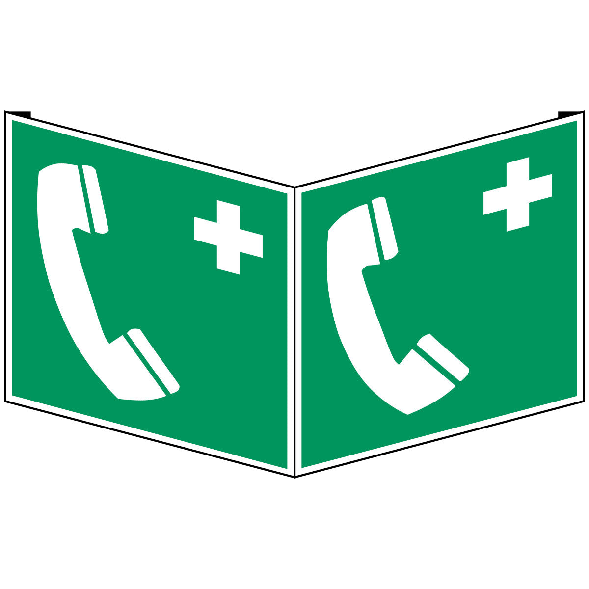 ISO safety sign - emergency telephone