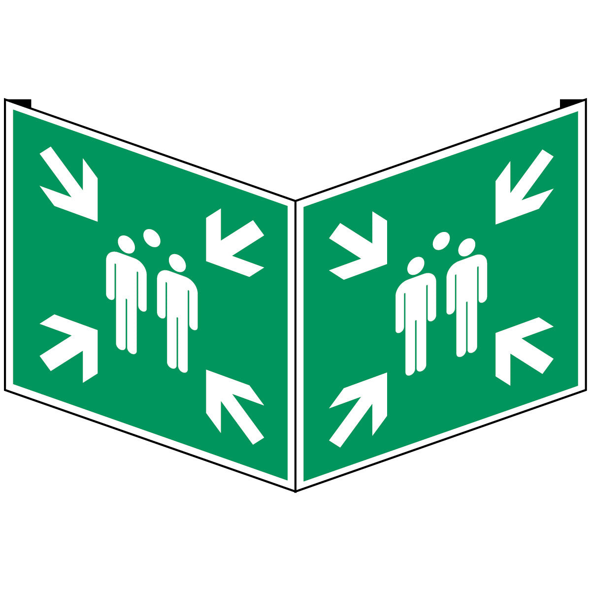 Marquage de sécurité ISO - point de collecte