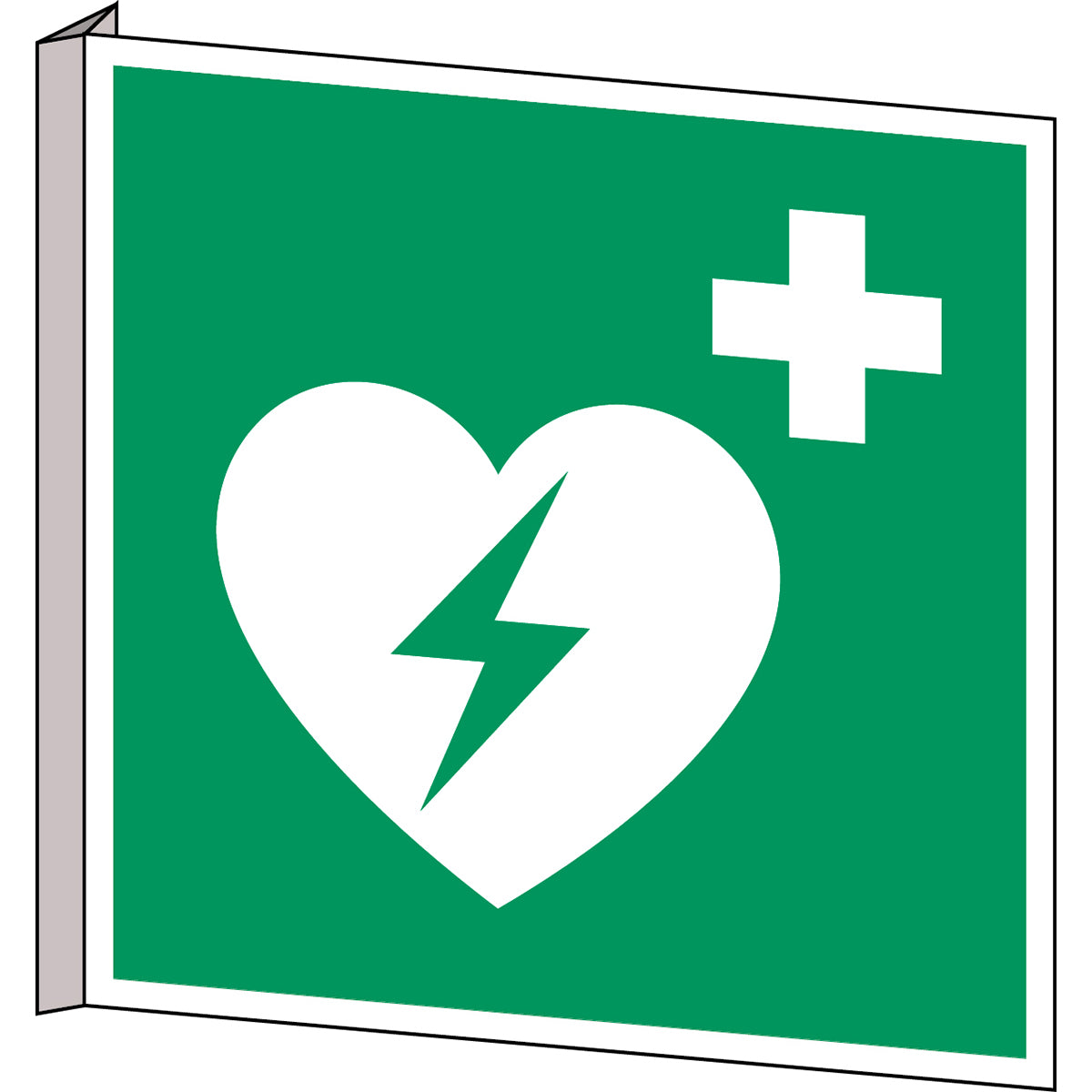 ISO safety marking - defibrillator