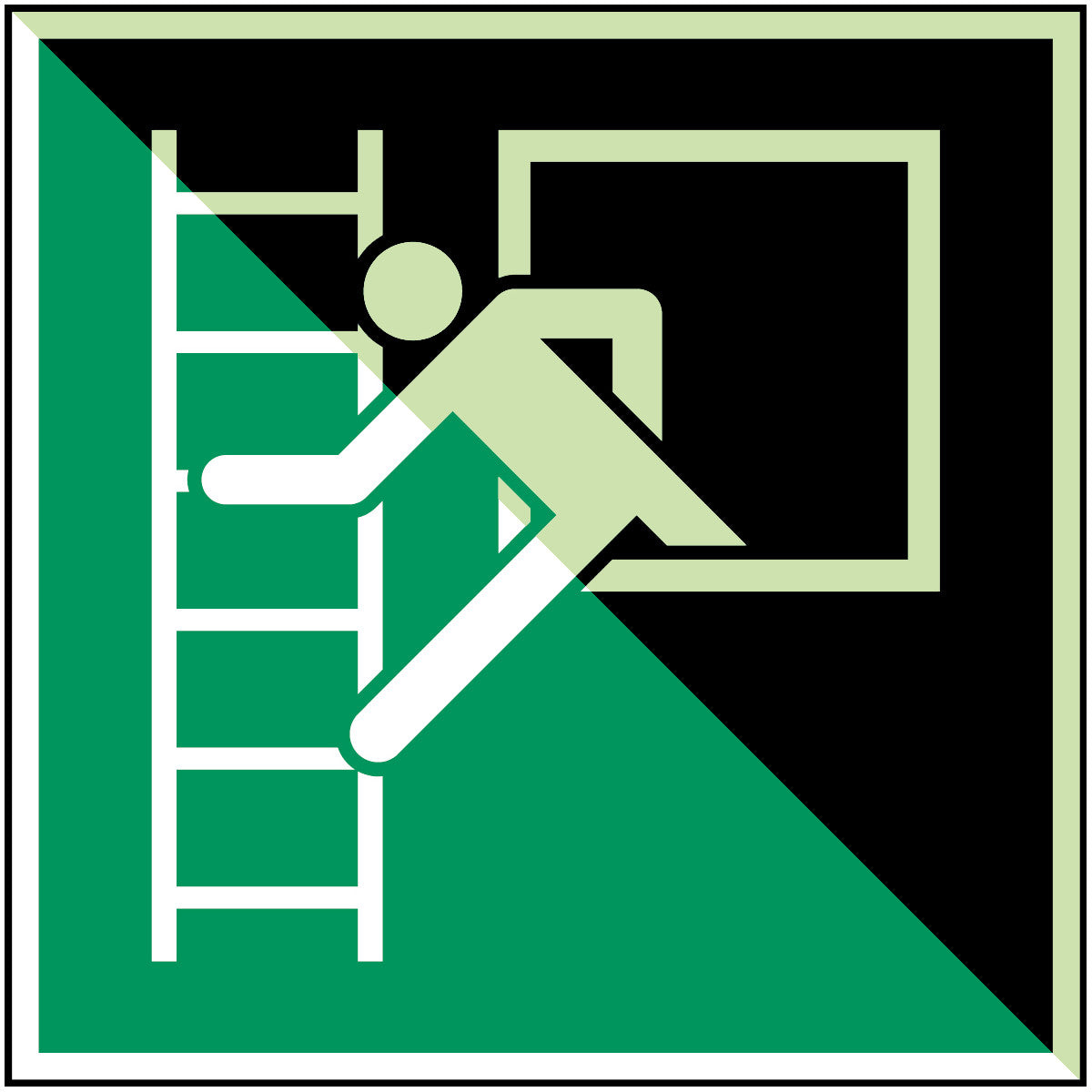 Photoluminescent safety signs