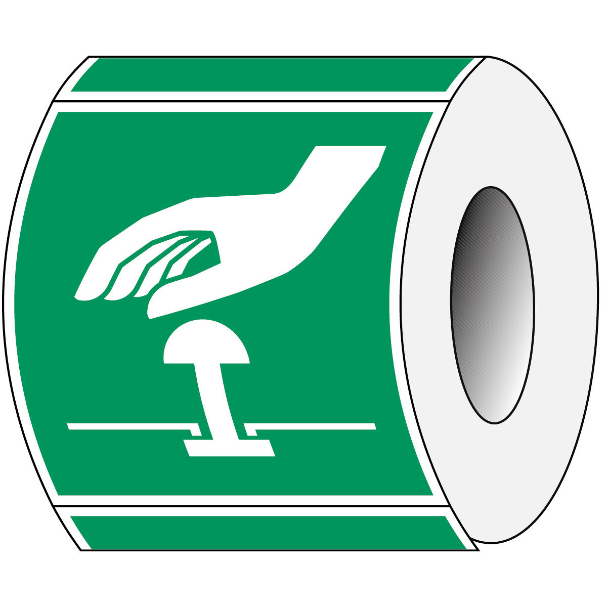 Panneau de sécurité ISO - Interrupteur d'arrêt d'urgence