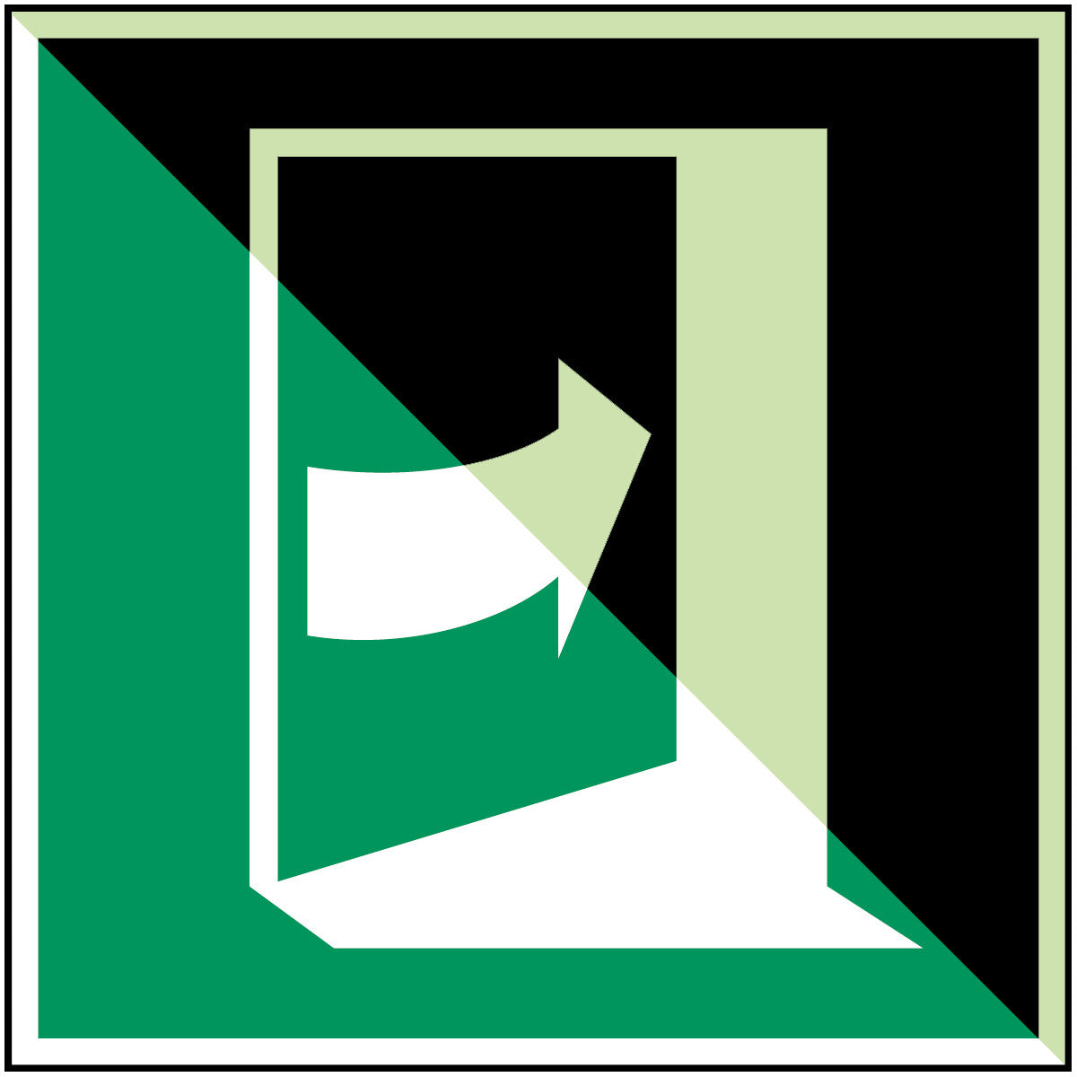 Photoluminescent safety signs