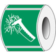 ISO-Sicherheitsschild – Notfallhammer