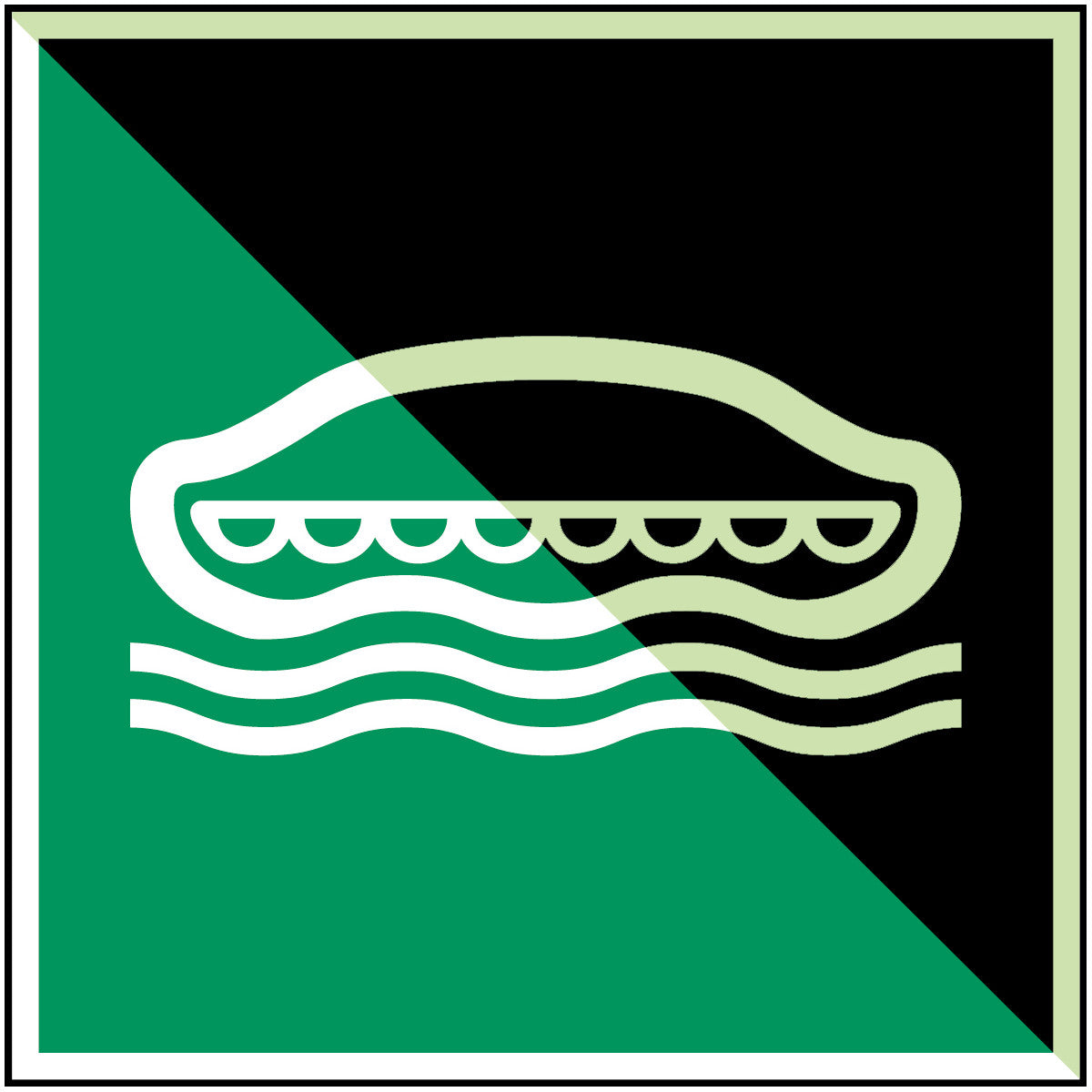 Rettungsboot – ISO 7010