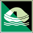 Rettungsfloß – ISO 7010