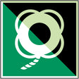 Rettungsring mit Leine – ISO 7010
