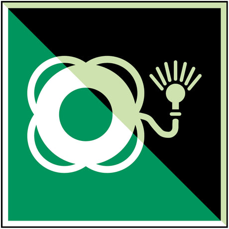 Rettungsring mit Licht – ISO 7010