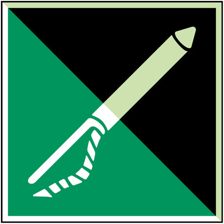 Leinenwurfgerät – ISO 7010