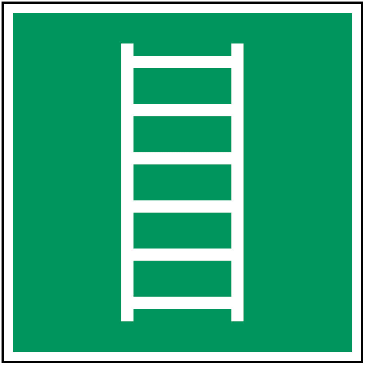 Fluchtleiter – ISO 7010