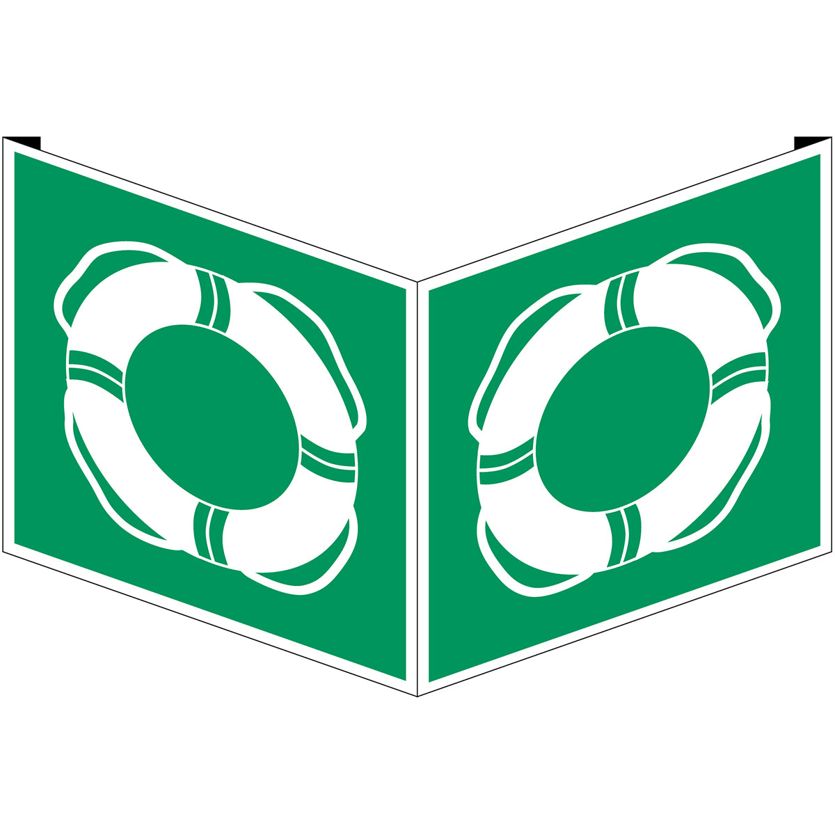 ISO-Sicherheitsschild – Wasserrettungsgeräte