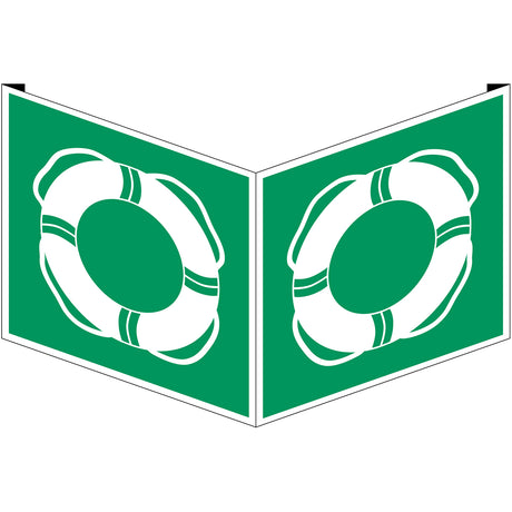 ISO-Sicherheitsschild – Wasserrettungsgeräte