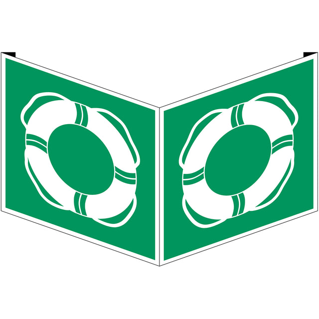 ISO-Sicherheitsschild – Wasserrettungsgeräte