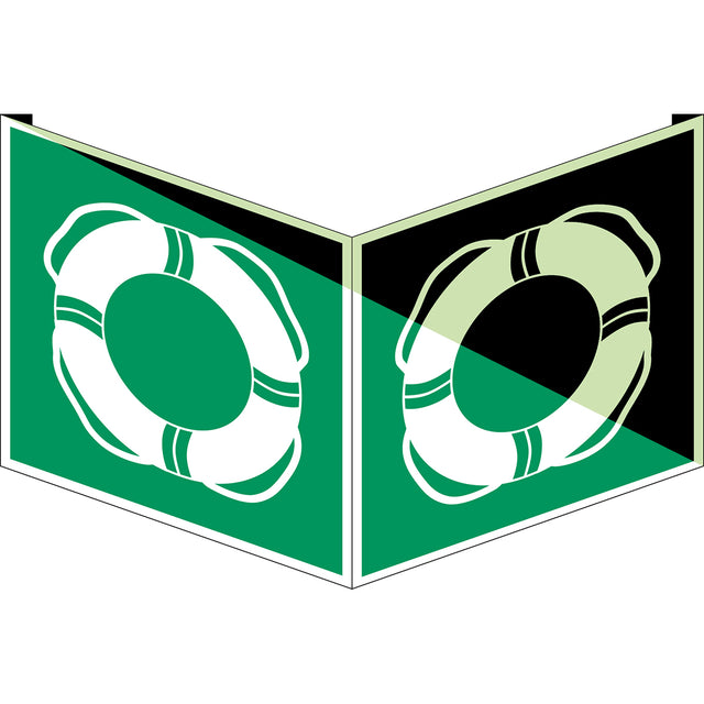 ISO-Sicherheitsschild – Wasserrettungsgeräte