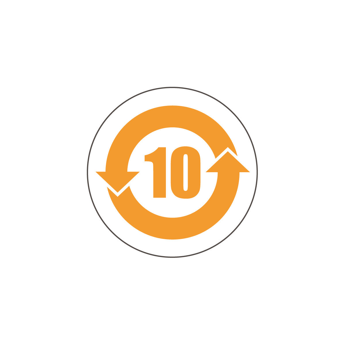 Chinese RoHS labels - EPUP-10