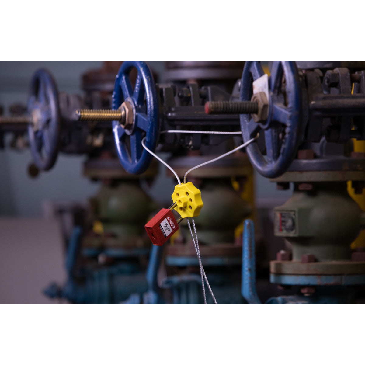 Doppeltes Hex-Spin-Absperrsystem ohne Kabel