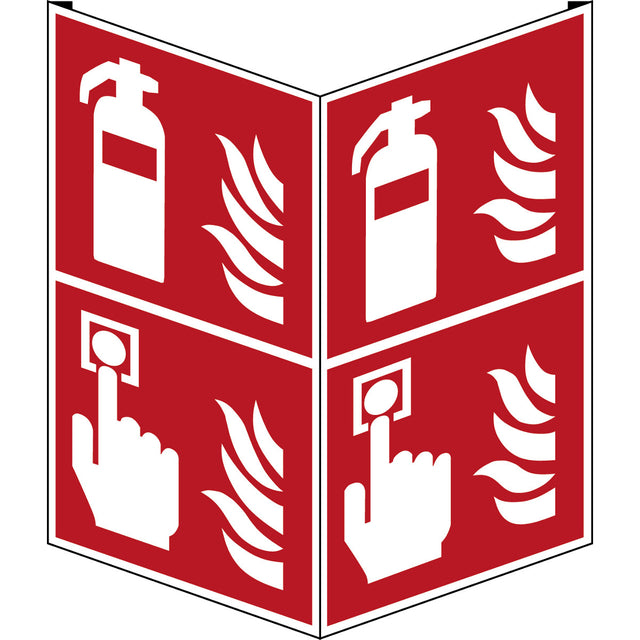 Feuerlöschschlauch und Brandmelder – ISO 7010