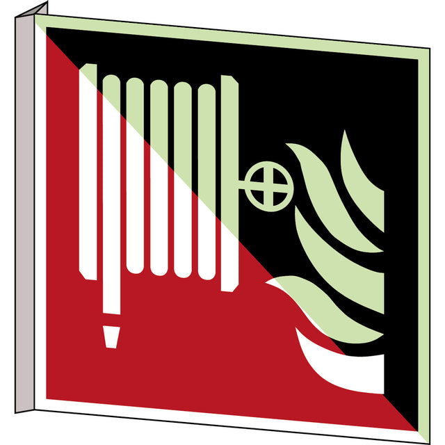 Im Dunkeln phosphoreszierendes Sicherheitspiktogramm