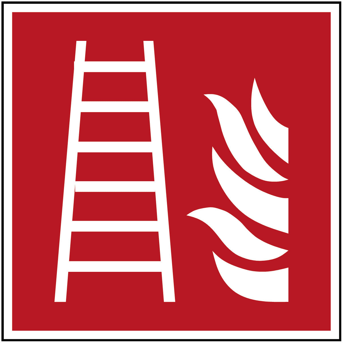 Signalisation de sécurité ISO - échelle de protection incendie