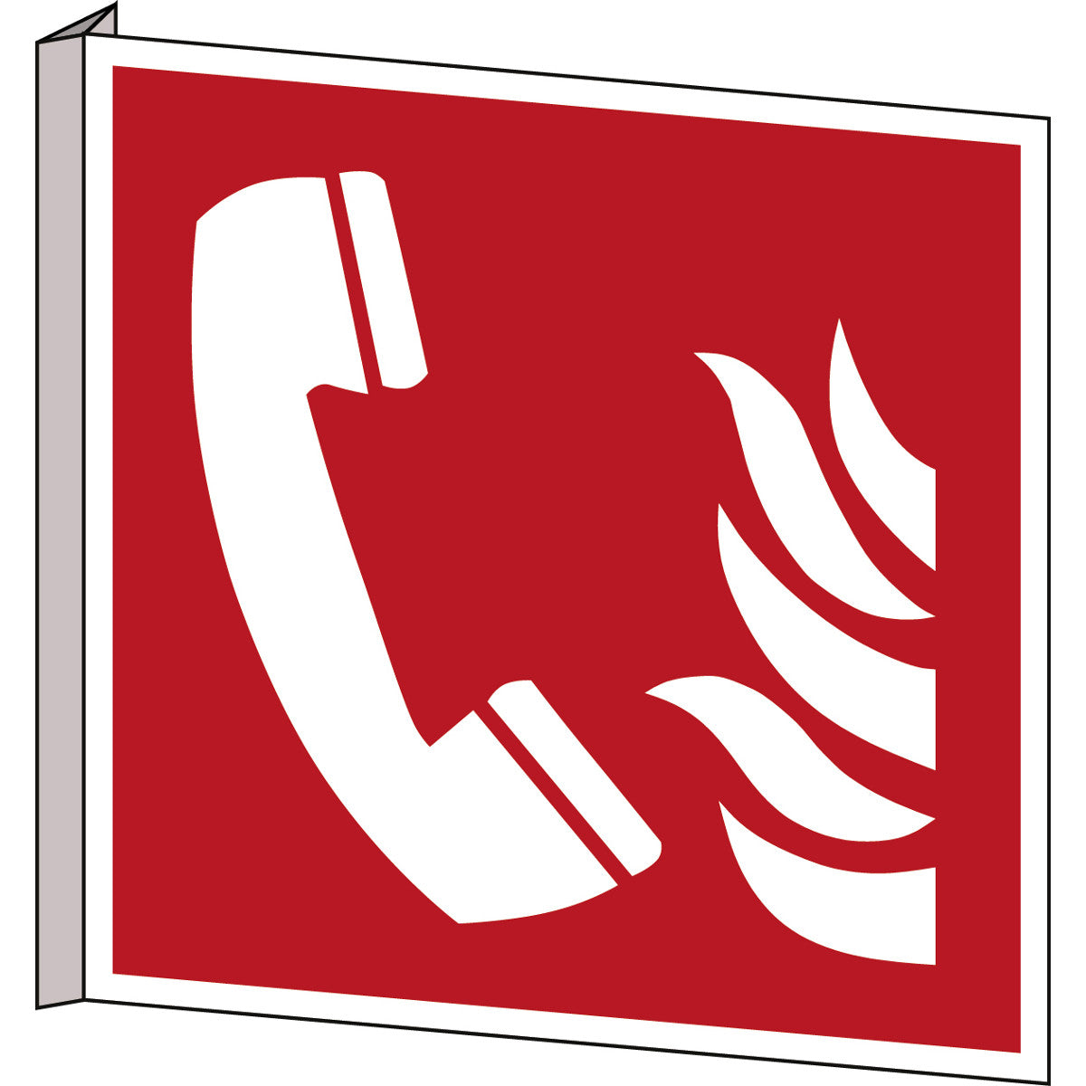ISO safety sign - fire alarm telephone