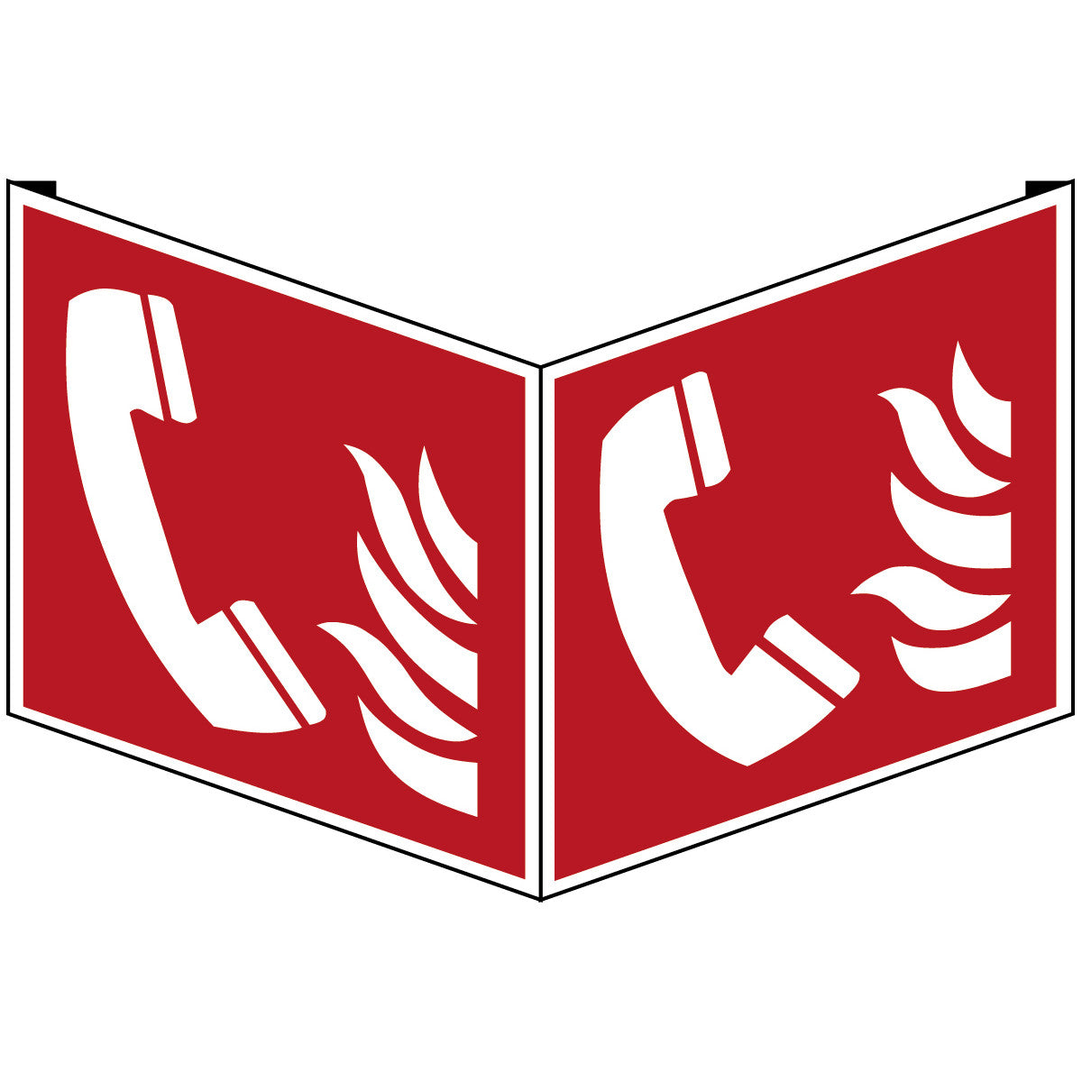 ISO safety sign - fire alarm telephone