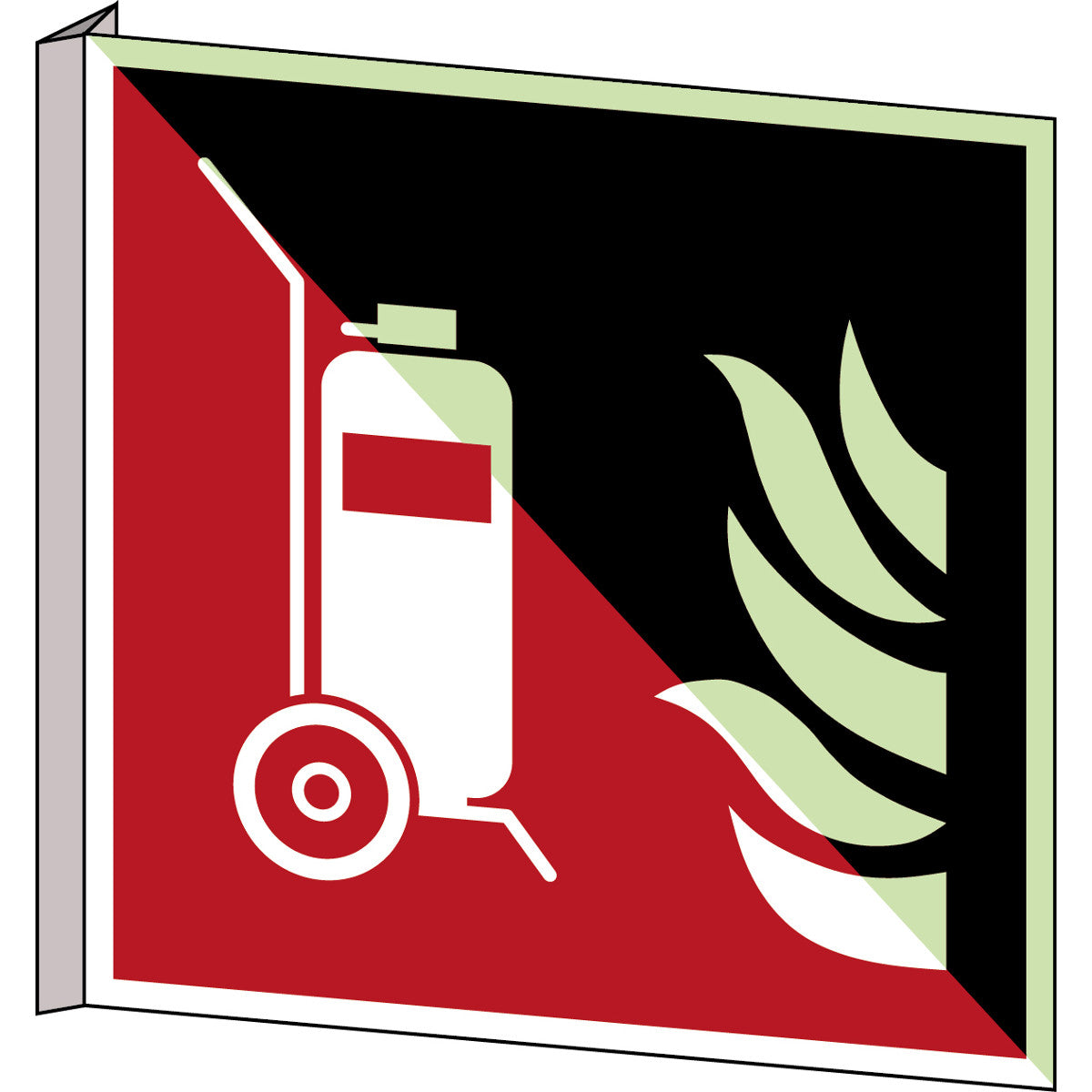 Fahrbarer Feuerlöscher – ISO 7010