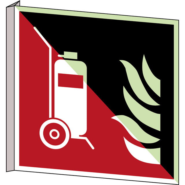 Fahrbarer Feuerlöscher – ISO 7010