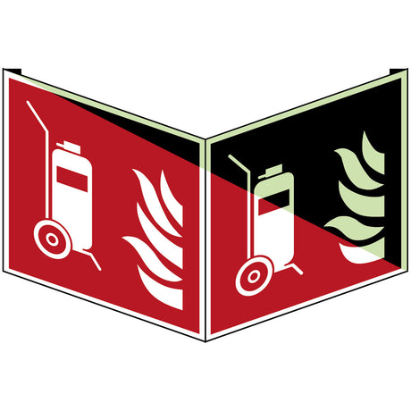 Fahrbarer Feuerlöscher – ISO 7010