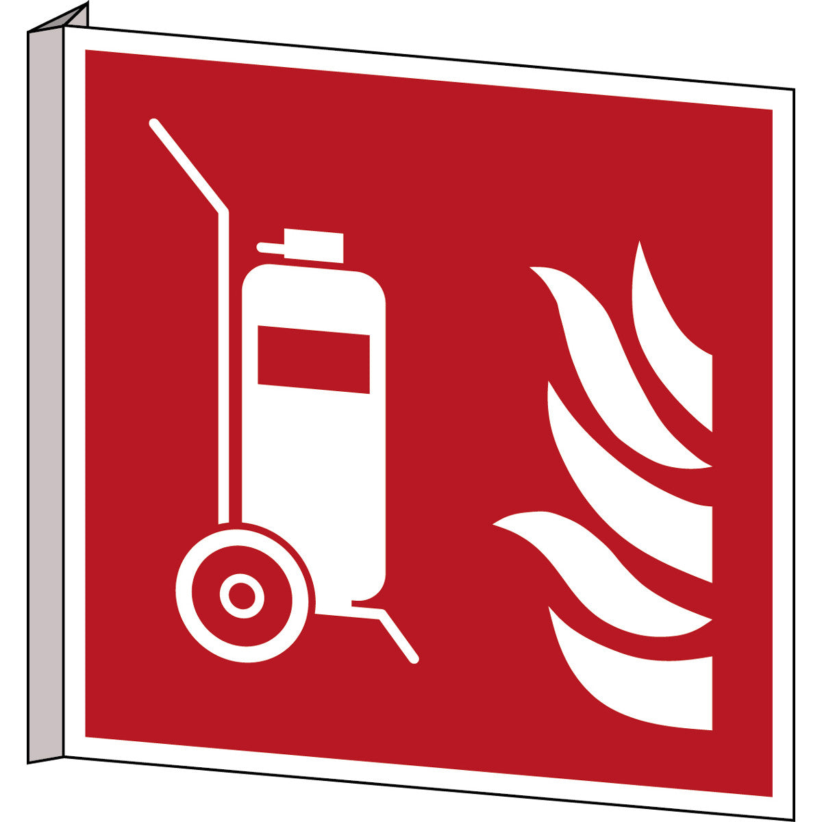 Fahrbarer Feuerlöscher – ISO 7010