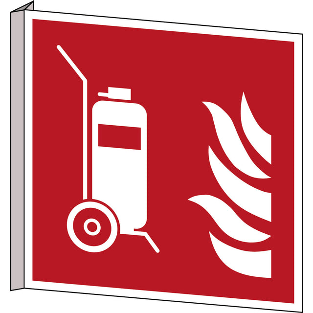 Fahrbarer Feuerlöscher – ISO 7010