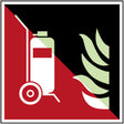 Fahrbarer Feuerlöscher – ISO 7010