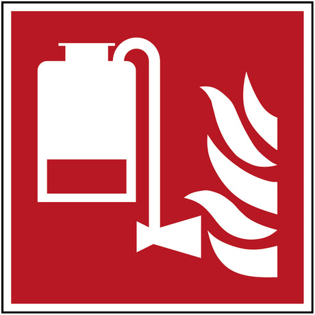 Tragbare Schaumlösch-Einheit – ISO 7010