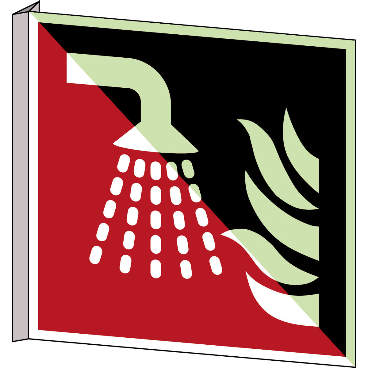 Wassernebelrohr – ISO 7010