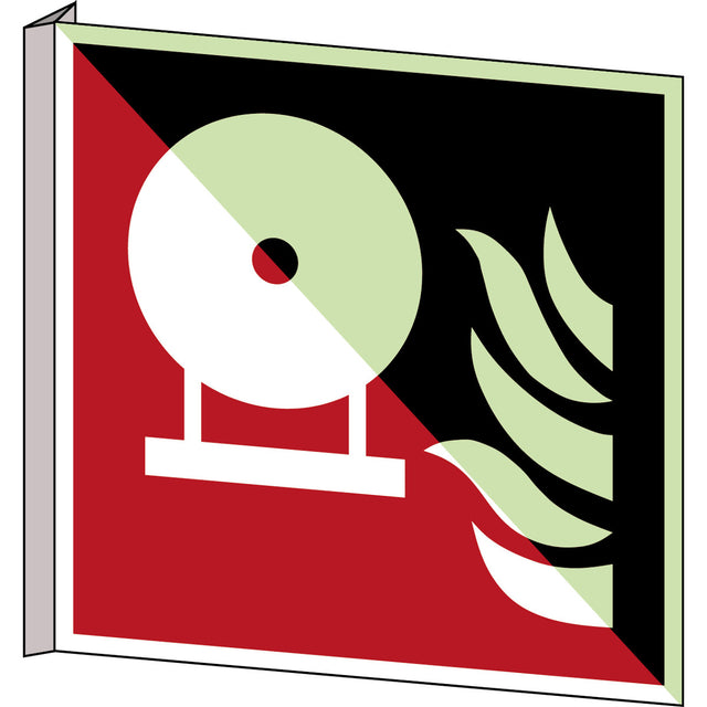 Fest eingebaute Feuerlösch-Flasche – ISO 7010