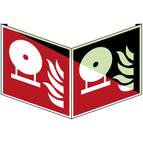 Fest eingebaute Feuerlösch-Flasche – ISO 7010