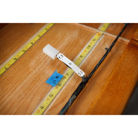 Mit Thermotransfer- oder Dot-Matrix-Druckern bedruckbarer BradyTag-Anhänger