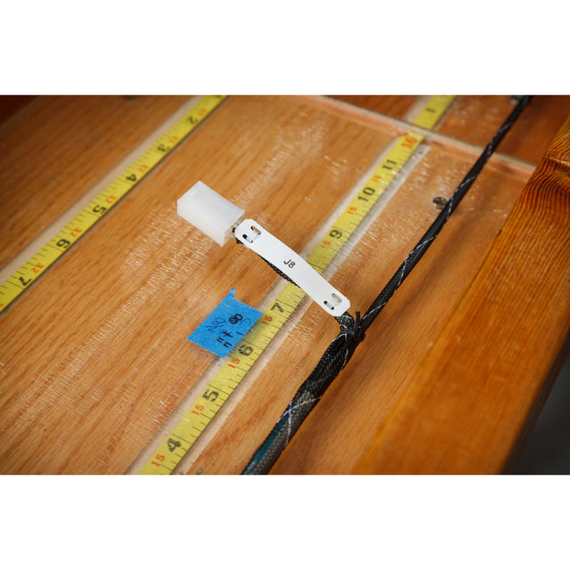 Mit Thermotransfer- oder Dot-Matrix-Druckern bedruckbarer BradyTag-Anhänger