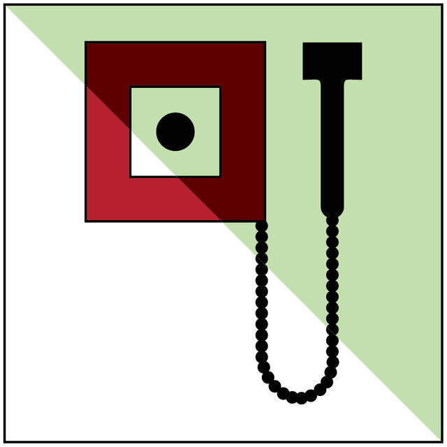 Manuell betriebener Brandmelder – IMO