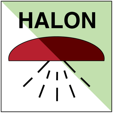 Bereich durch Halon 1301 geschützt – IMO