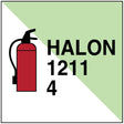 Tragbarer Feuerlöscher Halon 1211/4 – IMO