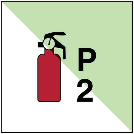 Tragbarer Feuerlöscher P2 – IMO