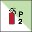 Tragbarer Feuerlöscher P2 – IMO