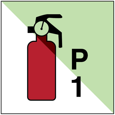 Tragbarer Feuerlöscher P1 – IMO
