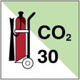 Feuerlöscher auf Rädern CO2/30 – IMO