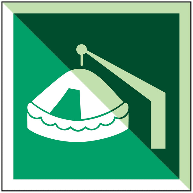 Rettungsfloß für Davitkran – IMO