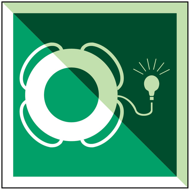Rettungsring mit Lampe – IMO