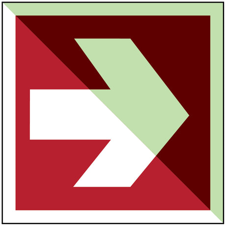 Richtungspfeil 90° – IMO