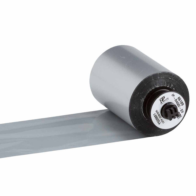 Silberfarbenes Farbband der 4500 Serie für Thermotransferdrucker – Eignet sich für Brady IP Drucker