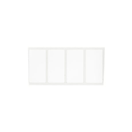 Nachhaltige Polyesteretiketten matt weiß für J7300 Drucker 25,40x50,80 mm
