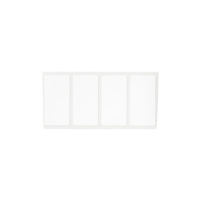 Nachhaltige Polyesteretiketten matt weiß für J7300 Drucker 25,40x50,80 mm