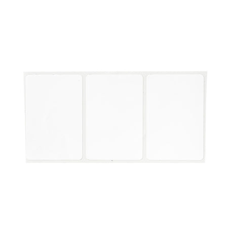 Nachhaltige Polyesteretiketten matt weiß für J7300 Drucker - 50,80 x 76,20 mm